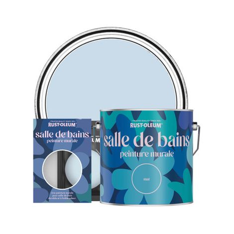 Peinture pour Murs et Plafonds de Salle de Bains - Ciel Bleu