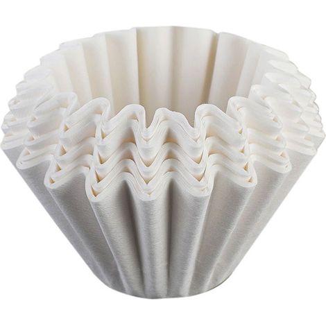 Kaffeefilter - Natürliche, biologisch abbaubare Papierfilter - Für Filterkorb-Kaffeemaschinen - 50 Stück (1/5)