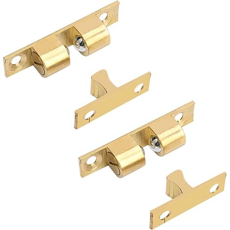 Loquet, fermeture magnétique de porte, ferme, tiroir, dorés (L) (1/5)
