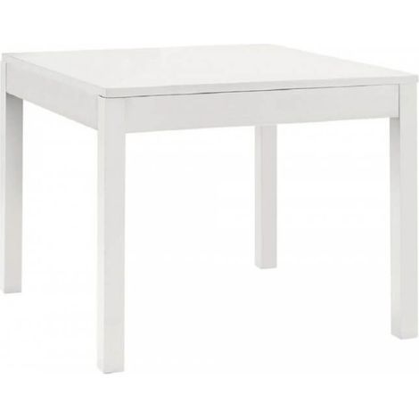 Tavolo Fisso in Legno Quadrato Bianco  Dimensione Tavoli: 80 x 80