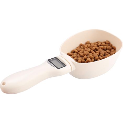 Cuillère doseuse électronique portable pour aliments pour chats et chiens, balance de cuisine (1/5)
