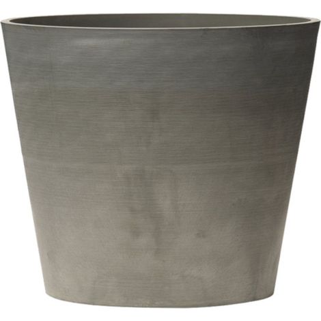 Pot de Fleur Gris 70L Ø50cm H47cm - Jardinière Extérieure Balcon Terrasse Jardin ARTPLAST (1/5)