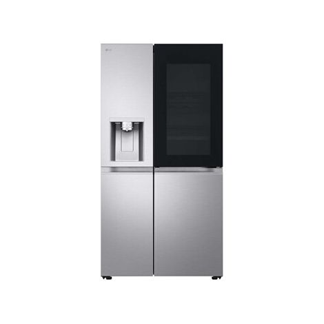 LG – Réfrigérateur américain 628 L – 2 portes – Congélateur latéral – Classe énergétique A – Acier inoxydable – Capacité de congélation 12 kg/24h (1/5)