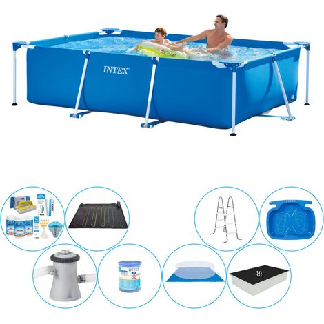 Intex Piscine Tubulaire Rectangulaire - 260x160x65 cm - 8-pièces S20038 (1/5)