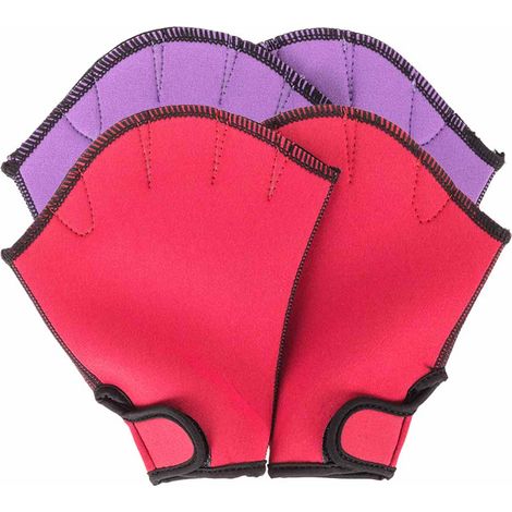 Gants de résistance à la natation - Gants palmés pour la gymnastique aquatique, le fitness aquatique et l'entraînement à la natation (1/4)
