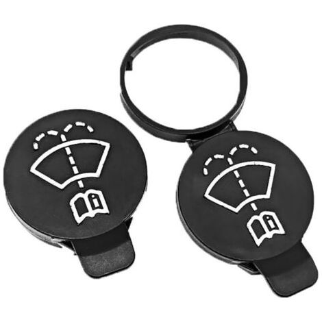 2 Pcs Bouchon de Bouteille de Réservoir de Liquide de Lave-Glace D'essuie-Glace, Bouchon de Rechange pour Réservoir, Bouchon de Reservoir Lave Glace Rempli de Liquide Bouchon de Tube
