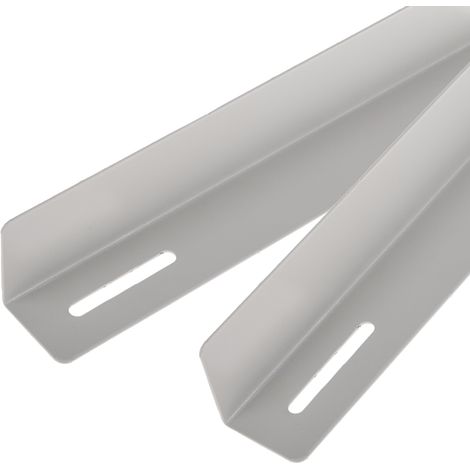 RackMatic - Guides latéraux fixes pour support d'armoire rack 19 blanc 350mm (1/5)