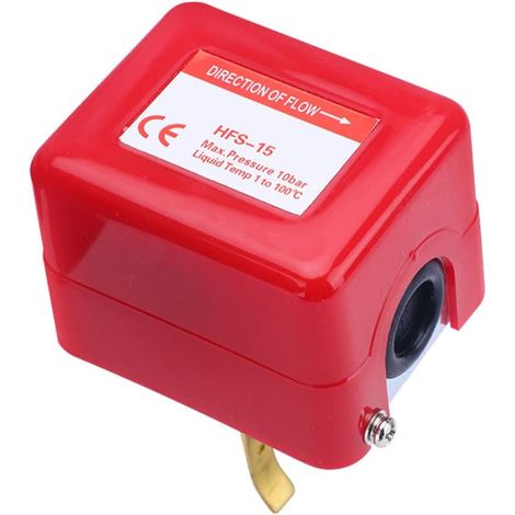 SPDT R3/4 Contrôle de capteur d'huile d'eau Liquide Interrupteur de débit à Palette Automatique 15A 250V IP54 (1/5)