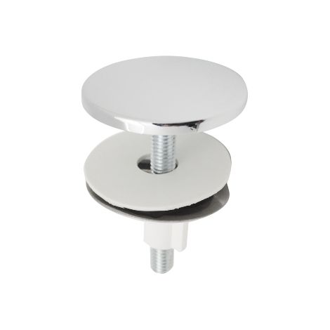COPRIFORO PER LAVABO IN OTTONE TIPO PESANTE- Cromo- DH- pezzi 1 (1/2)