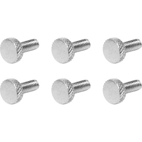 Vis de réglage fin pour cordes de guitare électrique, blocage pont tremolo, métal argenté, lot de 6 (1/5)