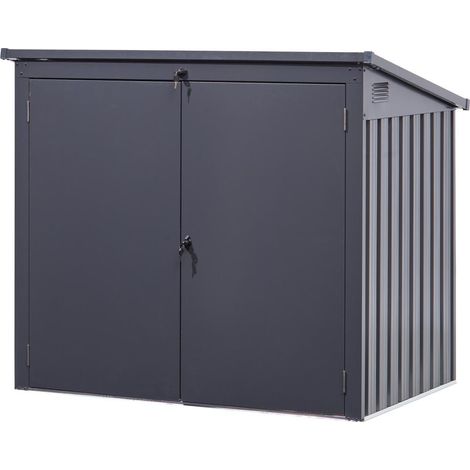 Mülltonnenbox anthrazit 153X100X132 cm (1/3)