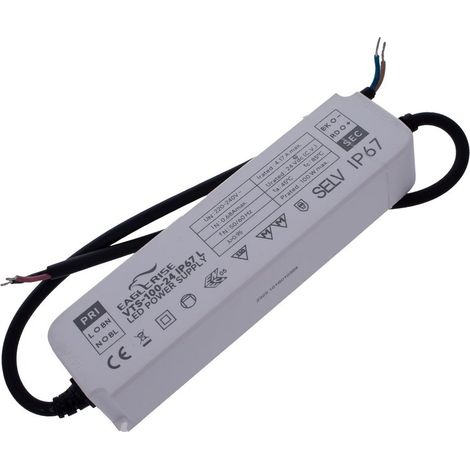 Alimentatore Trasformatore LED Cerificato ENEC Output 100W 24V 4,17A Input 220V IP67 Compatibile LPV-100-24