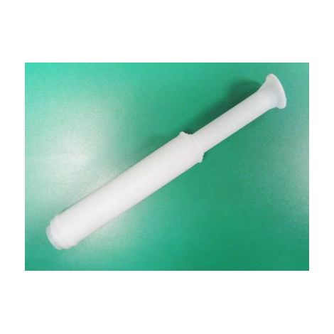Entonnoir télescopique en plastique pour semoir, incliné, 34/1, monté plus haut
