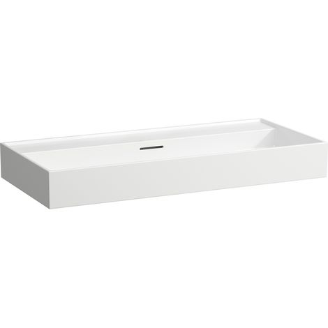 LAUFEN Kartell Lavabo sobre encimera, sin agujero para grifo, con (1/3)