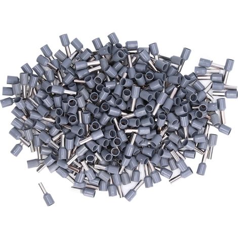 Kit de 1000 pièces de bornes à sertir isolées pour câbles 12 AWG, connecteurs électriques à embout E4009 (1/5)
