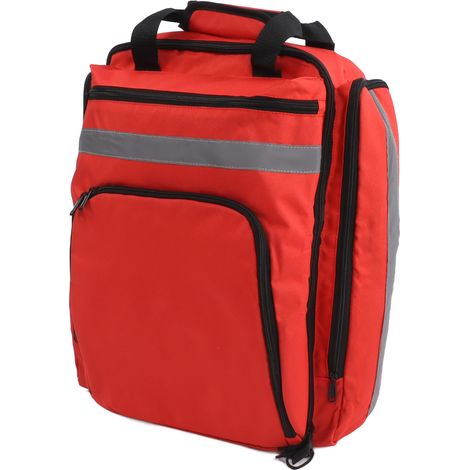 Sac de premiers soins multifonction, grande capacité, imperméable réglable, sac à dos d'urgence portable pour extérieur et séisme (1/5)