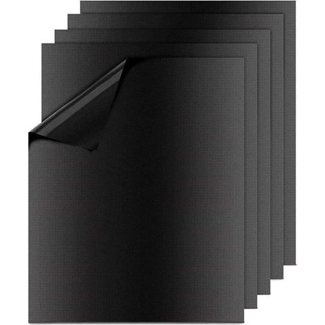 Tapis de Barbecue - USTENSILE BARBECUE PLANCHA - Set de 5 Papier Cuisson Mats - Anti-adhérent et Réutilisable (1/4)