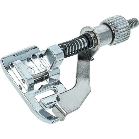 vhbw Piedino per orlo invisibile per macchine da cucire con larghezza punto 5 mm - Piedino premistoffa, metallo