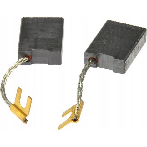 Spazzole di carbone geko 6.3x16x22.2 mm confezione 2 durevoli adattamento universale (1/3)