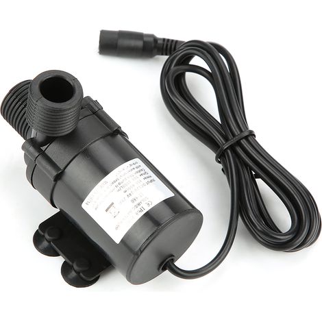 Mini pompe à eau CC sans balais pour chauffe-eau solaire 24 V -40 °C 100 °C (1/5)