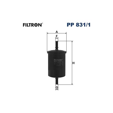 Kraftstofffilter PP831/1 Filtron
