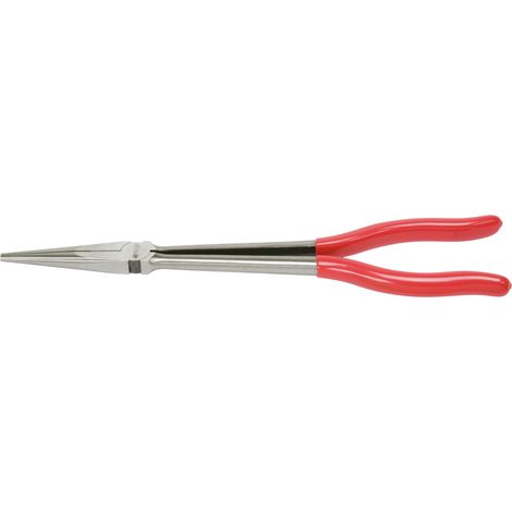 KS Tools - Pince à bec demi-rond droit, extra-longue, L. 270 mm - 500.7051