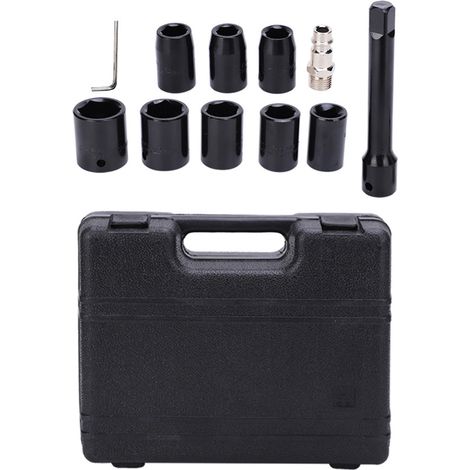 Clé à chocs pneumatique haute performance KBA KP-509 1/2 pouce, mini clé à chocs de qualité industrielle, outils pneumatiques pour la réparation automobile, exclusivité entrepôt à l'étranger, filetage (1/5)