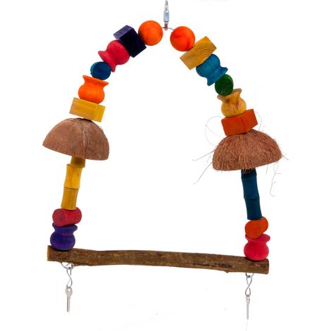 K COLUMPIO PARA LORO RIO DE JANEIRO, 36 X 36 CM BIRD´S WORLD
