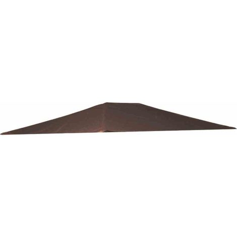 Dachbezug mocca zu Tosca Pavillon 3x4 Meter, Bezug aus Polyester, PU-beschichtet, 230g/m² in mocca (1/2)