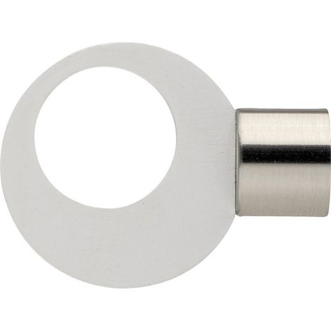 1 Embout Pop - Blanc Mat - Diamètre 28 (1/4)