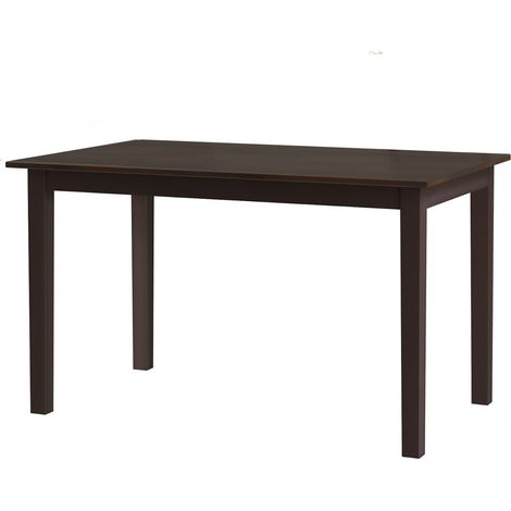 MONTANA-Table de salle à manger 120 cm en MDF brun
