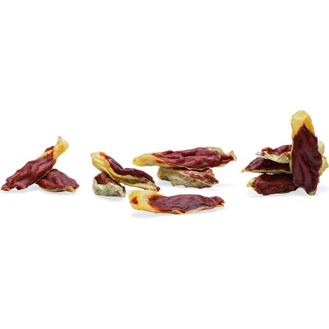 Beeztees Hundesnack Adult Kaninchenohren 250 g gefüllt mit Ente Ohren