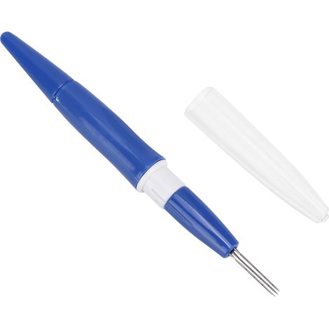 Tragbarer Filznadelstift – 3 Nadeln für DIY-Bastelarbeiten und Nähen – Blaues Textilbearbeitungszubehör (1/5)