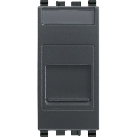 VIMAR - 20322 Presa RJ11 6/4 con portello grigio
