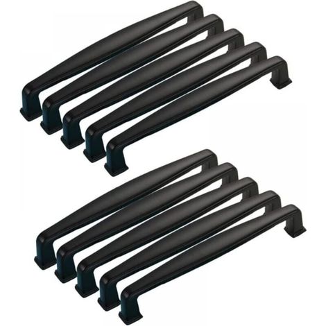 Möbelgriff, Lochabstand 128 mm, 10 Stück, Küchenschranktürgriff, Schlafzimmer (1/4)