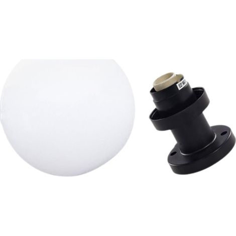 Lampadaire Extérieur sur Poteau pour Jardin et Terrasse, Éclairage Décoratif 50mm en Acrylique Résistant aux Uv, Lampe D'ambiance pour Patio, Luminaire Solide et Anti-jaunissement (1/5)