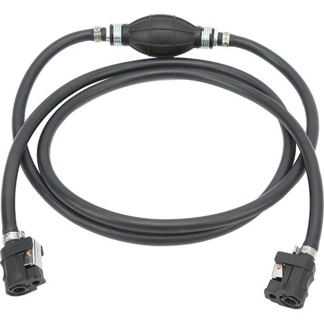 Tubo flessibile del gas nero resistente all'invecchiamento a prova di perdite ad alto flusso da 8 mm per motore fuoribordo marino RV (1/5)