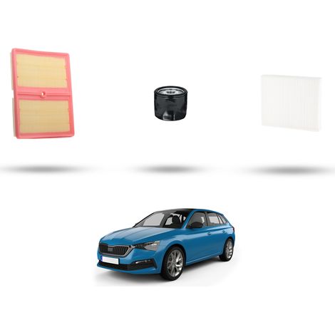 Kit tagliando 3 filtri compatibile con Skoda Scala 1.0 TSI 70kw Dal 2019 (1/5)