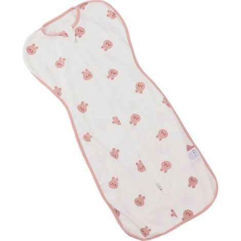 Ärmelloser Babyschlafsack mit Reißverschluss, niedlich, weich und bequem, tragbare Decke für Kleinkinder, Typ 2 M (1/5)