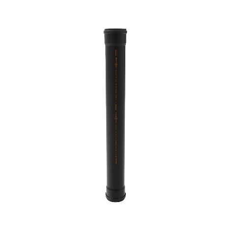 Tubo Phono Black 2 Bicchiere Nicol Ø 100 Lungh 3000