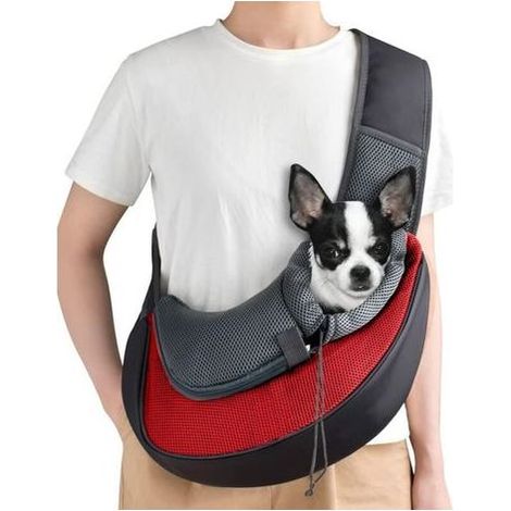 Sac à Dos de Transport Souples Doux et Respirable Voyage pour Animaux de Compagnie Chat Chien (1/5)