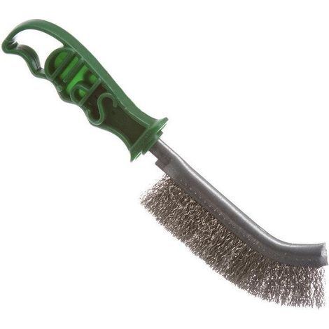 Brosse de nettoyage sit incurvée inox durable légère
