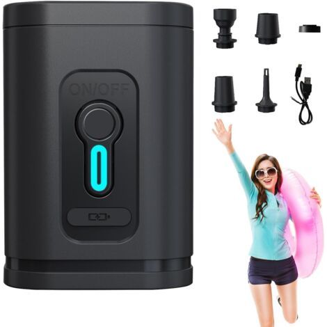 Pompe à sacs de rangement sous vide, pompes à air rechargeables, pompe à air aspirante, pompe à air de chargement USB, pompes de stockage sous vide portables, pompes à air compactes pour vêtements (1/5)