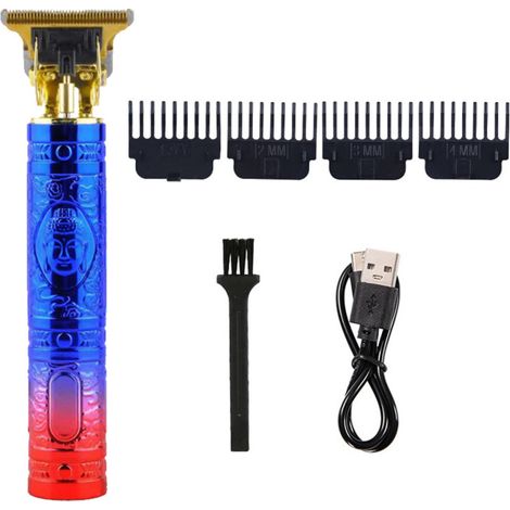 Herren-Haarschneider mit Fade-Schnitt, professioneller Akku-Trimmer, Friseur-Set, Barbier-Schneidewerkzeug, Geschenk für Babys und Männer
