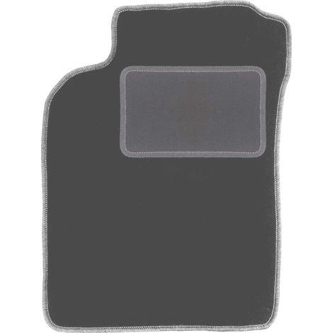 Alfombrilla de terciopelo del conductor para: Nissan Almera N15 hatchback, sedán (1995-2000) grafito