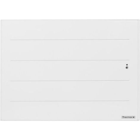 Thermor – Radiateur électrique aluminium 1000W horizontal – Chaleur douce réactive – Compatible Cozytouch – 615mm H x 761mm L – 480231