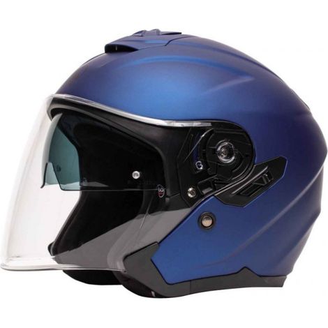 Casque Jet M-JET - Fibre - Bleu Mat