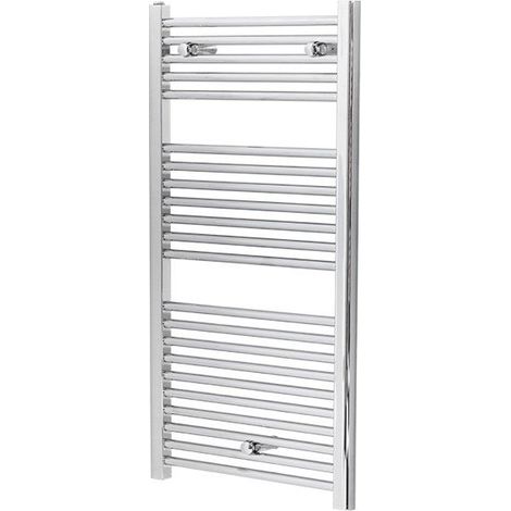 Termoarredo scalda salviette mod. san remo cromato diritto - h 803 l 450 mm