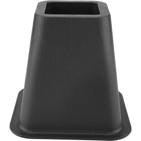 Schwarze Möbelsocken, 4er-Set, für Bett, Stuhl, Schreibtisch und Tisch (1/5)