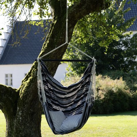 Lamia fauteuil suspendu extérieur gris,noir. (1/3)